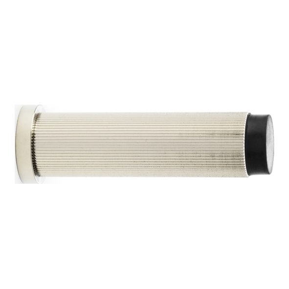 AW602-75-PNPVD • Polished Nickel • Alexander & Wilks Reeded Projection Door Stop